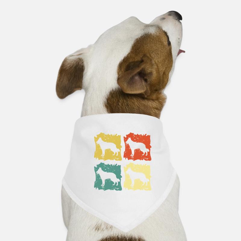 Berger suisse blanc Pop Art Bandana pour chien
