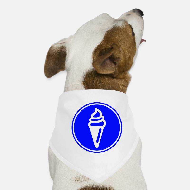 Icône d’icône de glace Bandana pour chien