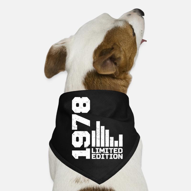 Vintage 1978 Geburtstagsgeschenk 1978 Baujahr 1978 Hunde-Bandana
