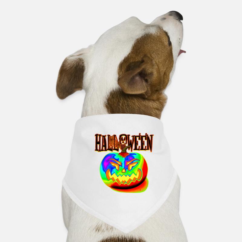 HELLOWEEN REGENBOGEN Hunde-Bandana