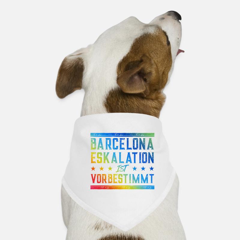 Barcelona Eskalation Hunde-Bandana