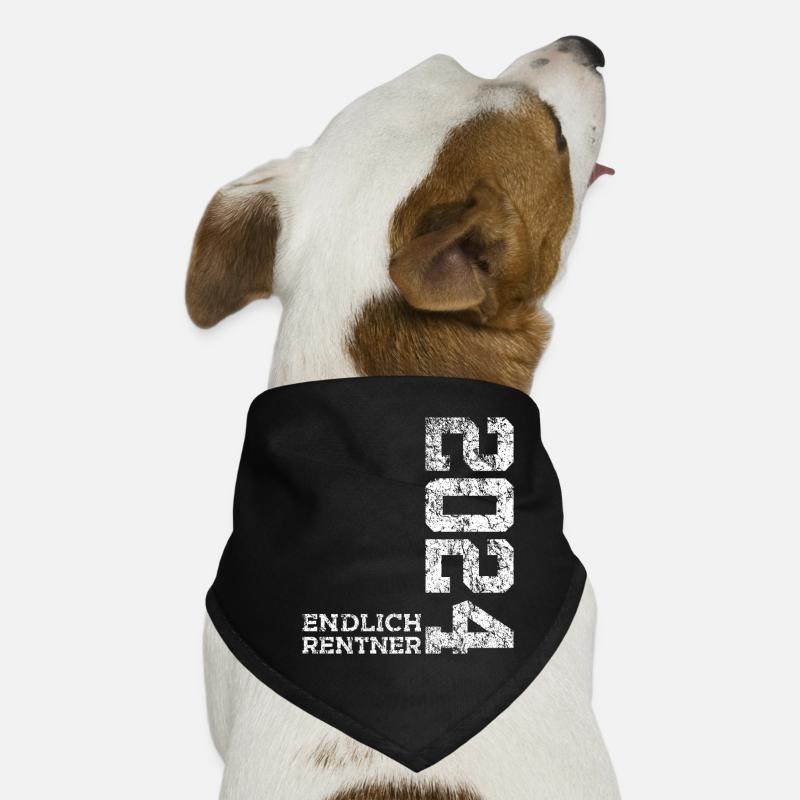 ENDLICH RENTNER 2024 Hunde-Bandana
