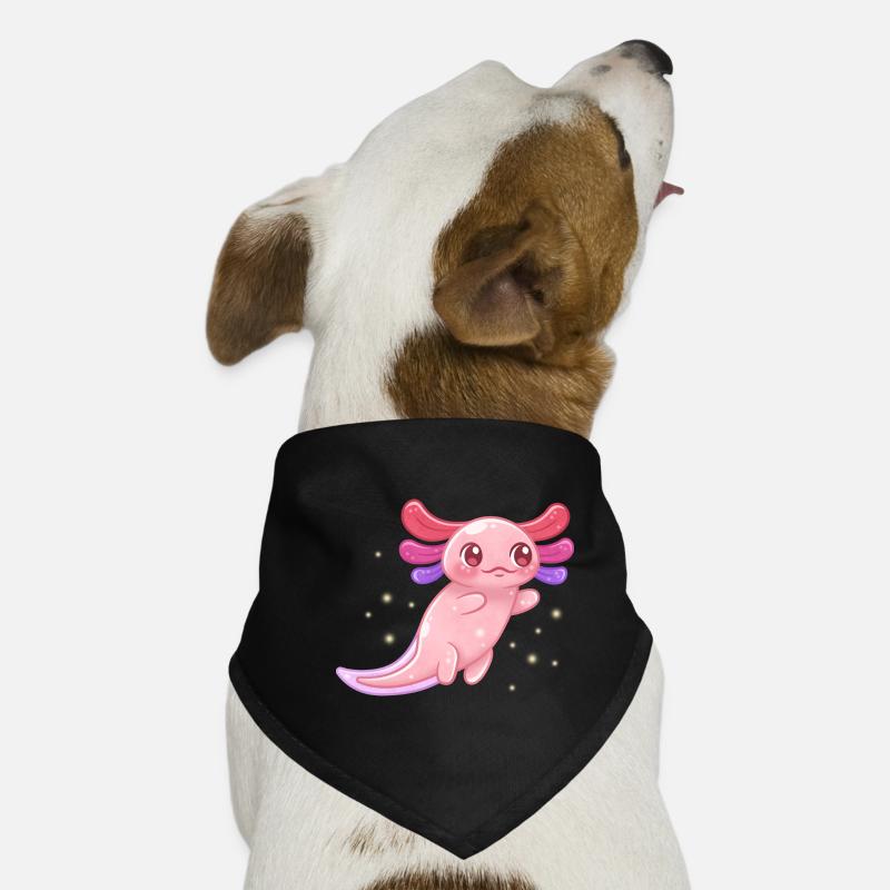 Conception d’anime axolotl pour les amateurs d’axolotl Bandana pour chien