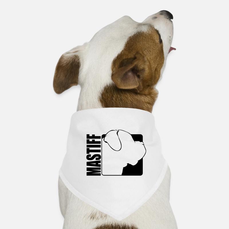 Mastiff Profil Chien Chiens Wilsigns Bandana pour chien