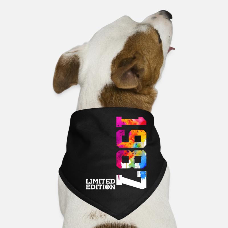 39TH BIRTHDAY LIMITED EDITION 1987 Dog Bandana