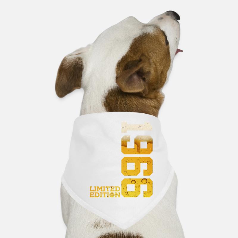 LIMITED EDITION 1966 BIER 60. GEBURTSTAG Hunde-Bandana