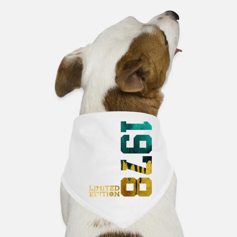 48TH BIRTHDAY LIMITED EDITION 1978 Dog Bandana
