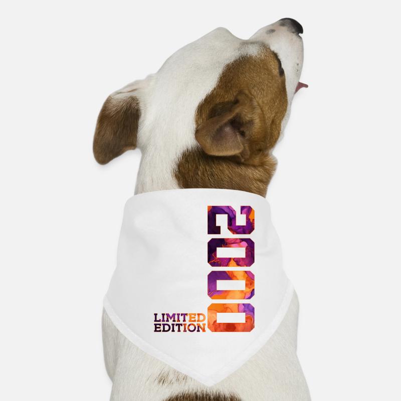 ÉDITION LIMITÉE 2000 26 ANS 26E ANNIVERSAIRE Bandana pour chien