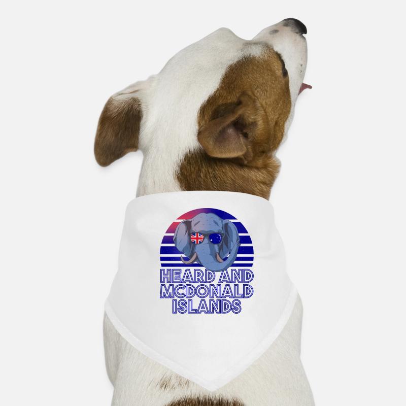 Heard et Mcdonald (Îles) Bandana pour chien