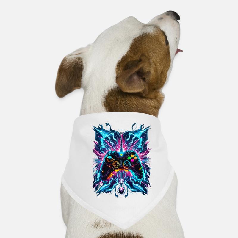 Controller di gioco Neon Blitz Power Bandana per cani