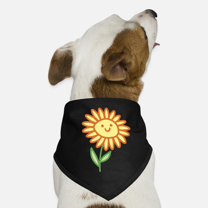 Fleur de soleil Bandana pour chien