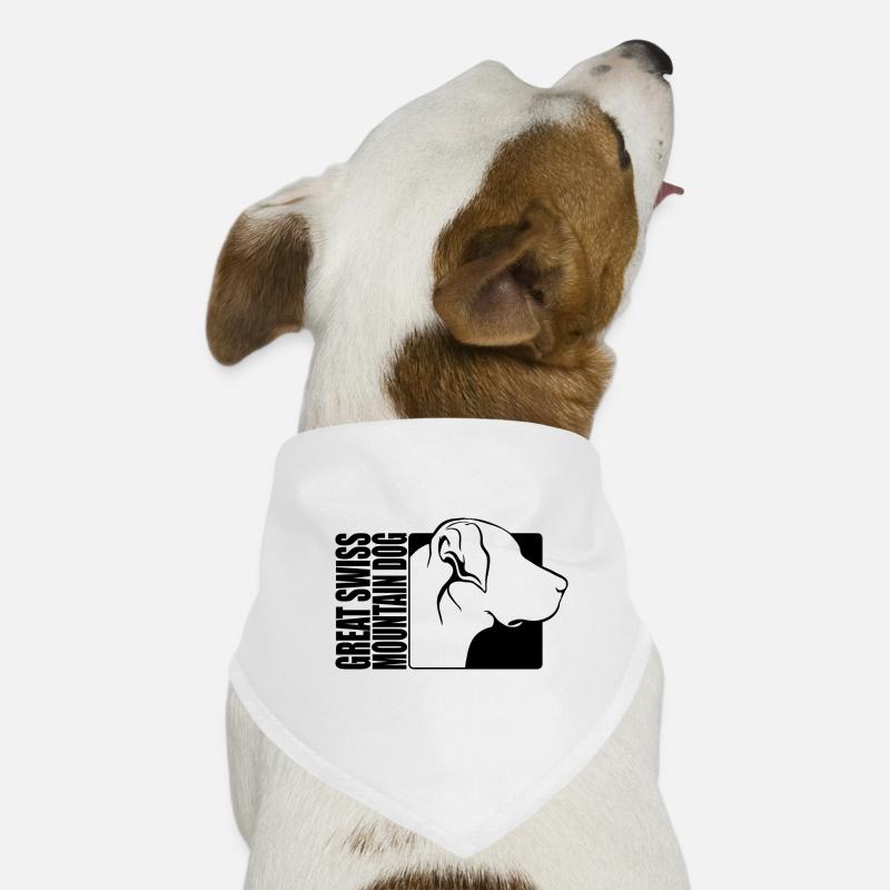 Grand Profil de Bouvier Suisse Chiens Wilsigns Bandana pour chien