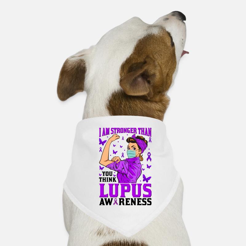 Lupus Bewusstseins Monat Hunde-Bandana