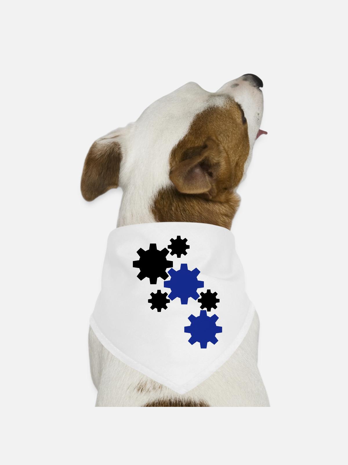 Robotics - Dog Bandana - white - Front