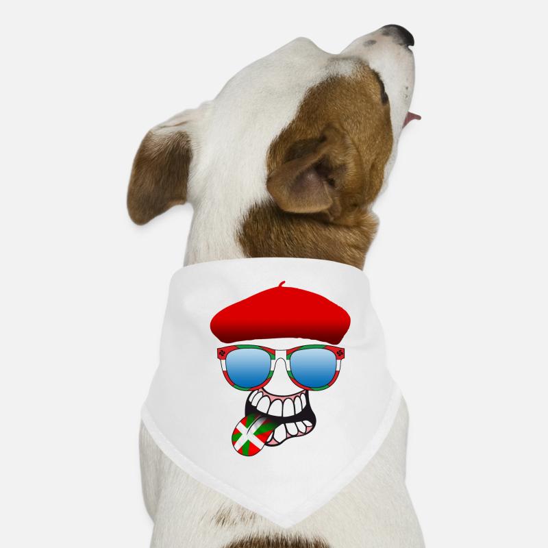 basque smiley 6 Dog Bandana