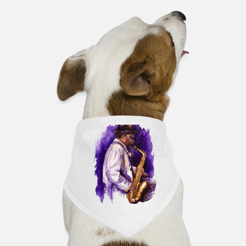 sax Dog Bandana