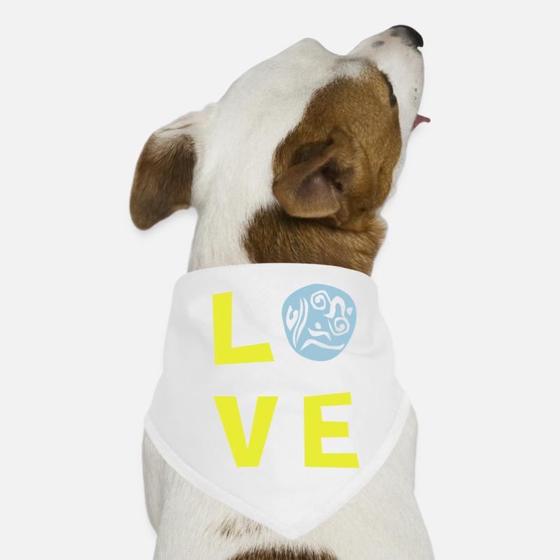 LOVE TRI 2c Dog Bandana