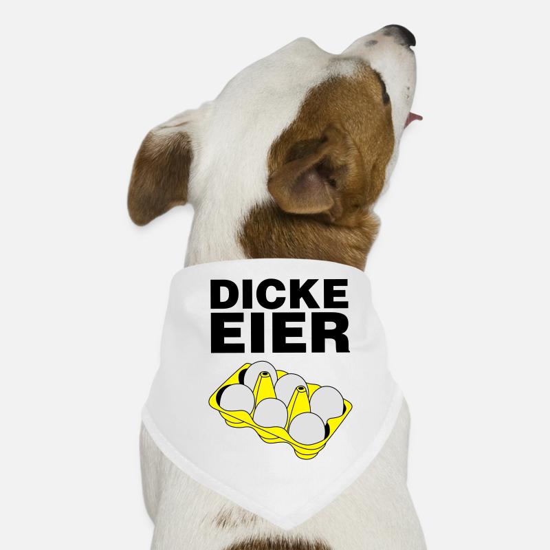 Dicke Eier Hunde-Bandana
