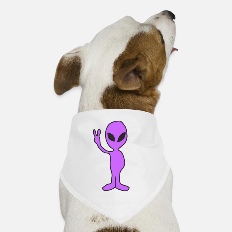 Extraterrestre violet Bandana pour chien