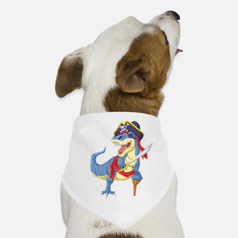 pirate dinosaur Dog Bandana