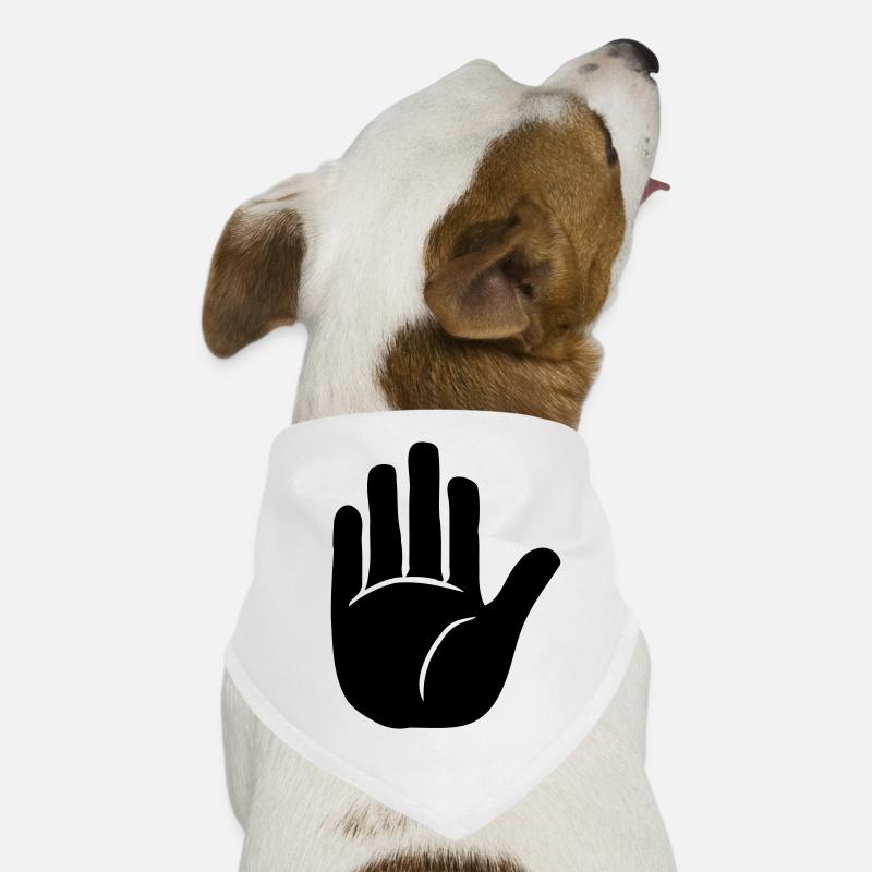 Drôle de main de bienvenue Bandana pour chien