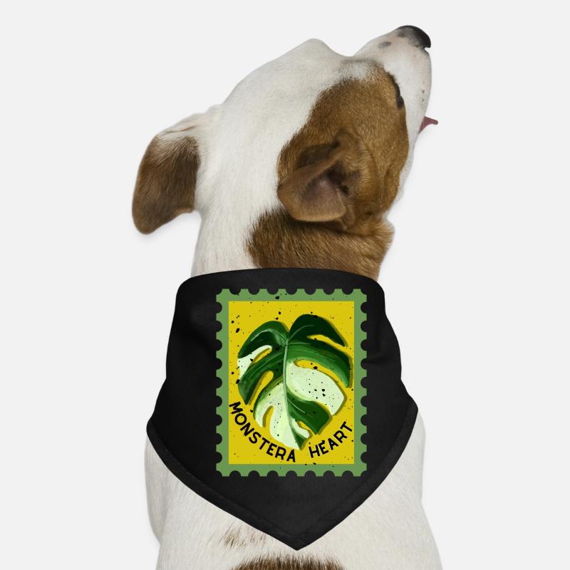 Variegated monstera Dog Bandana