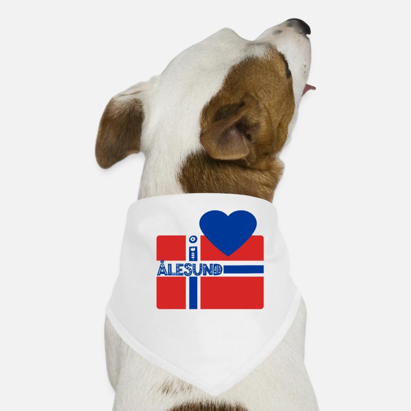 Ålesund Norway Dog Bandana