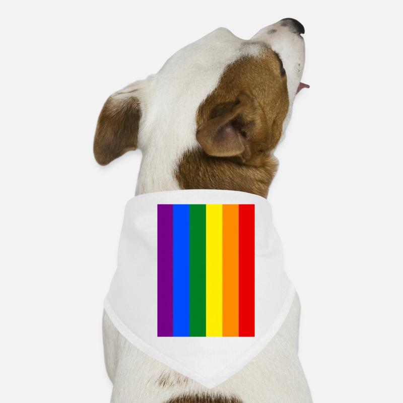 Drapeau arc-en-ciel Bandana pour chien