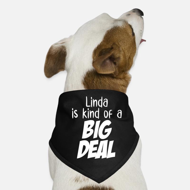 Linda ist eine große Sache Hunde-Bandana