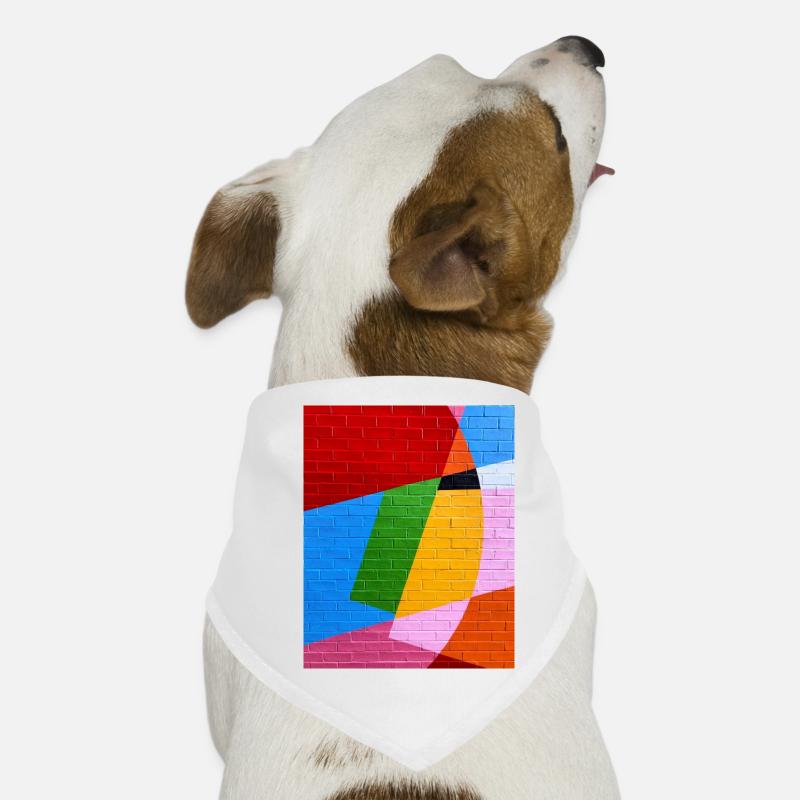 Colourful Wall Dog Bandana