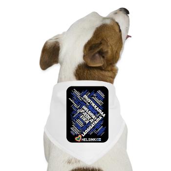 Helsinki - Hunde-Bandana - Weiß - Vorne