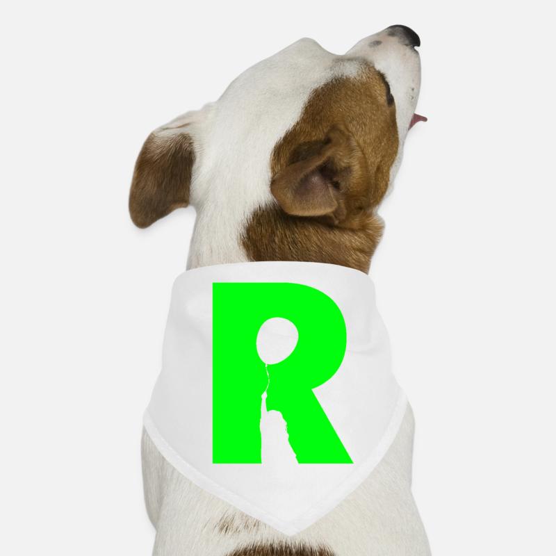 Illusion d’optique art psychédélique rétro formes R Bandana pour chien
