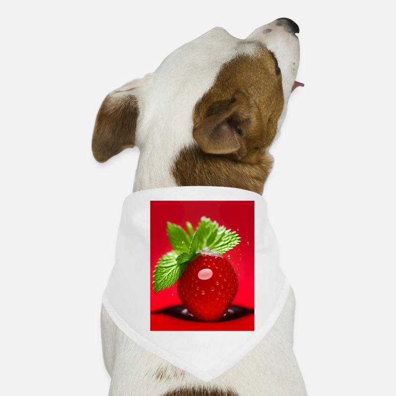 Fraise Bandana pour chien