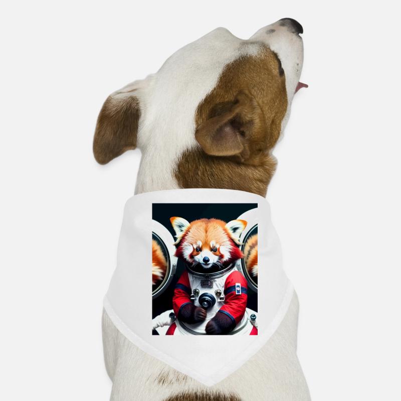 Red Panda Astronaut Dog Bandana