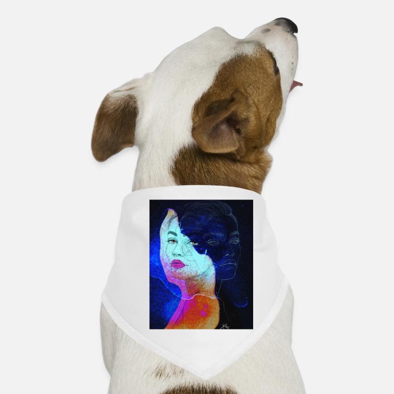 zwei Seiten Hunde-Bandana