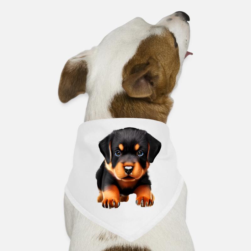 Rottweiler Chien Rottweiler Chiot Chiens Chiot Bandana pour chien