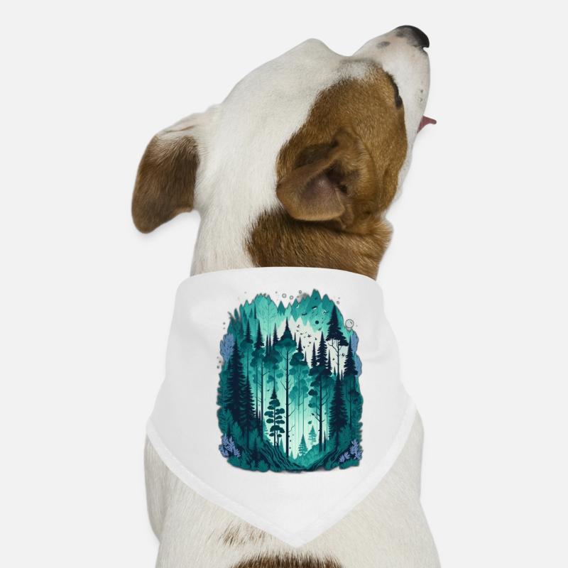 Pine forest Dog Bandana