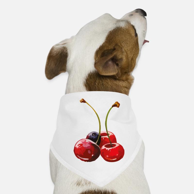 Cerises Myrtilles Bandana pour chien