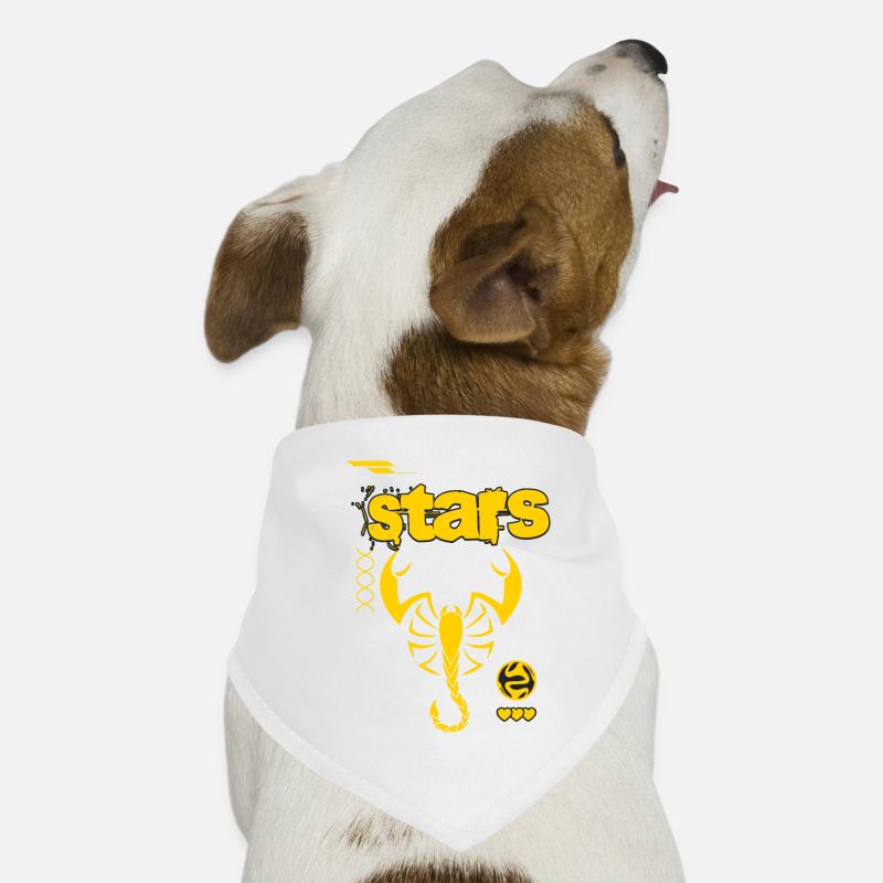 Horoscope du zodiaque Astrologie Constellation Scorpion Bandana pour chien