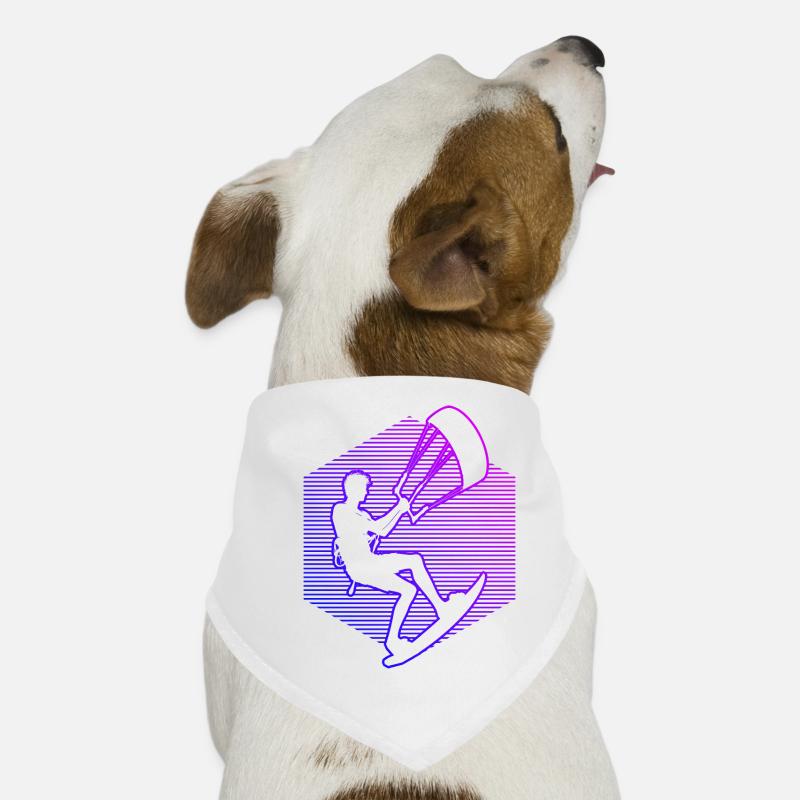 Kitesurfeur Femmes Kitesurf Kiting Hommes Bandana pour chien