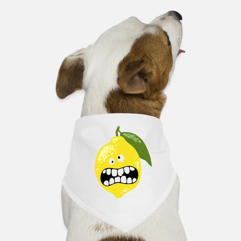 sour lemon Dog Bandana