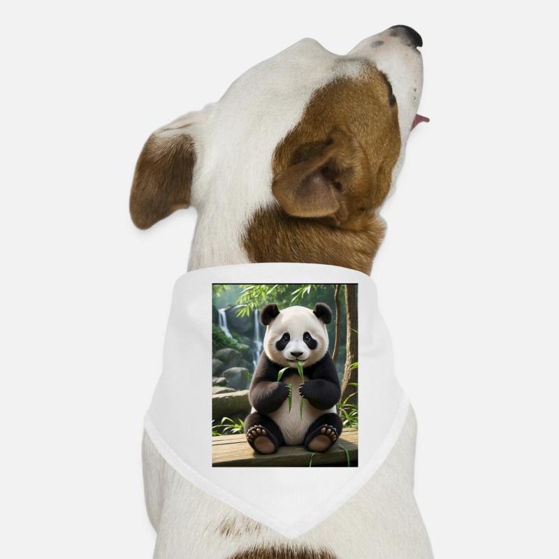 Conception Panda Bandana pour chien