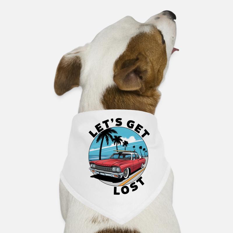 Let’s Get Lost Dog Bandana