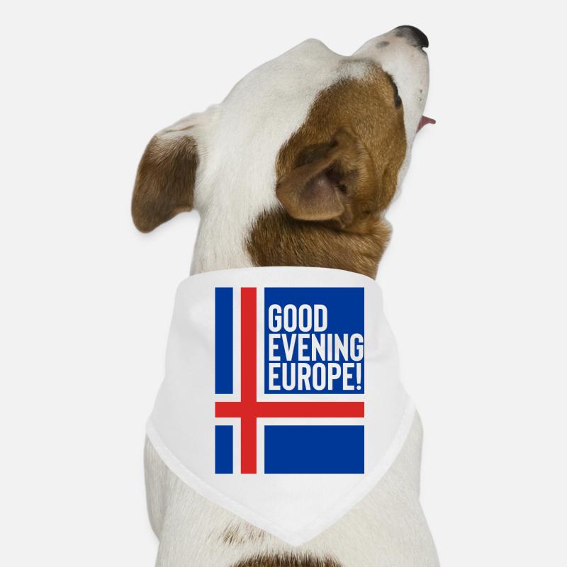Islande Eurovision Bandana pour chien
