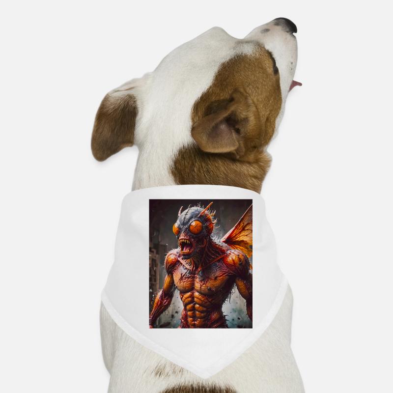 mutant monster half men half insect dark horror Dog Bandana