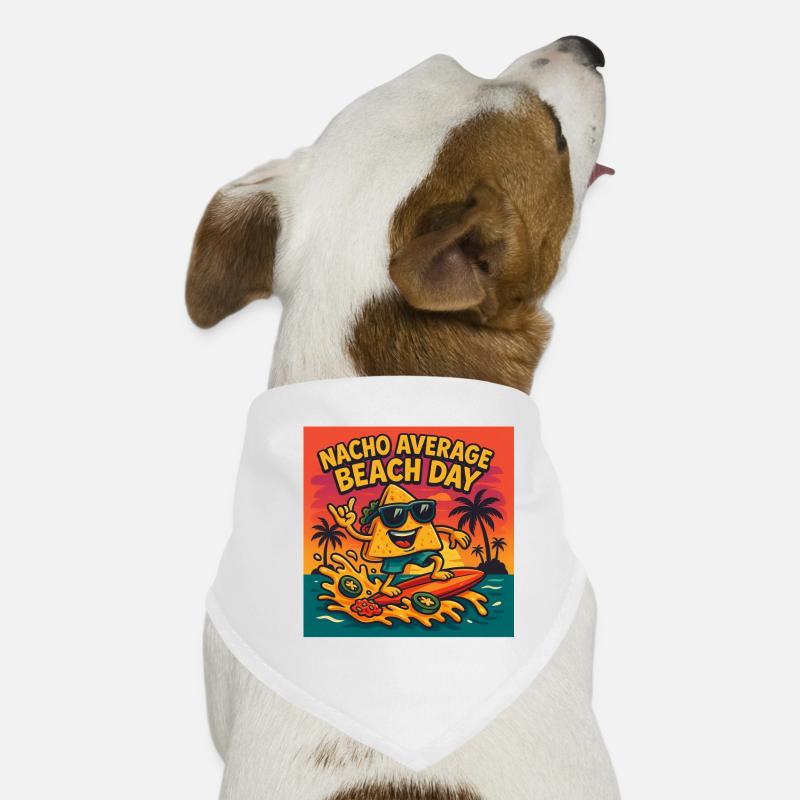 Nacho Average Beach Day Design Hunde-Bandana