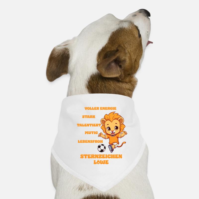 Fußball Sternzeichen Löwe Eigenschaften Kinder Hunde-Bandana