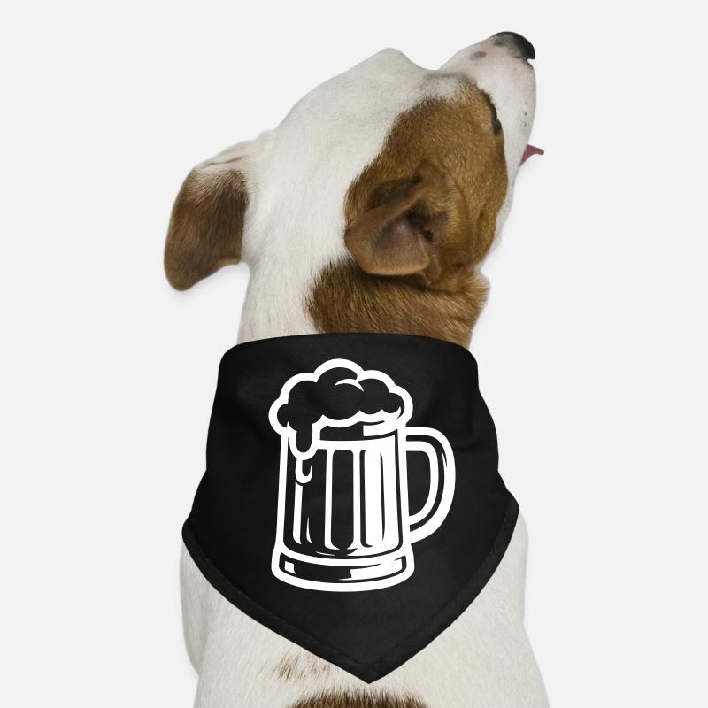 Bier Bierkrug Hunde-Bandana