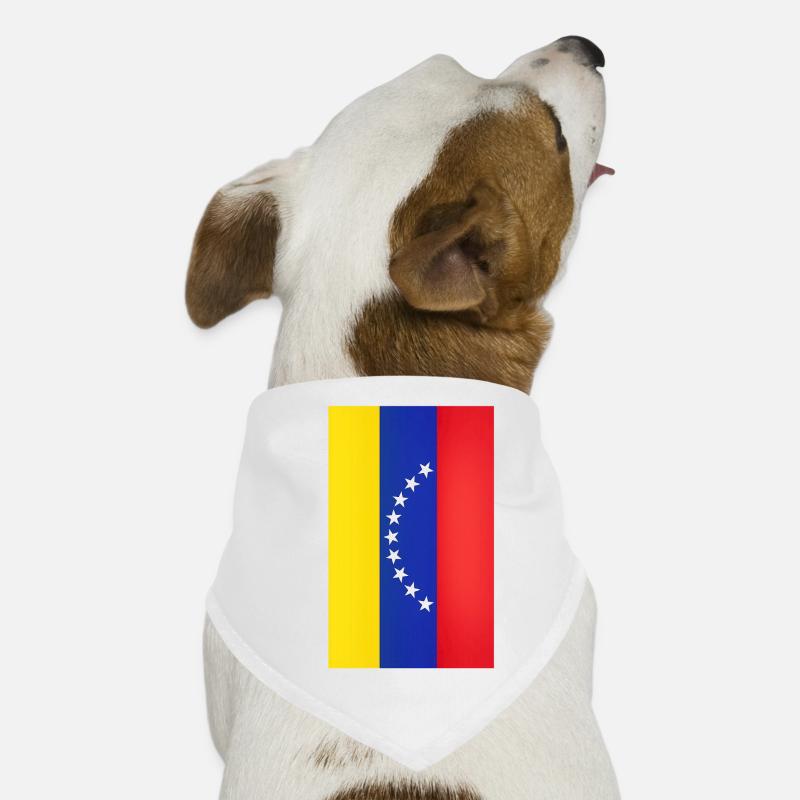 Étoiles de l’arc du drapeau du Venezuela Bandana pour chien