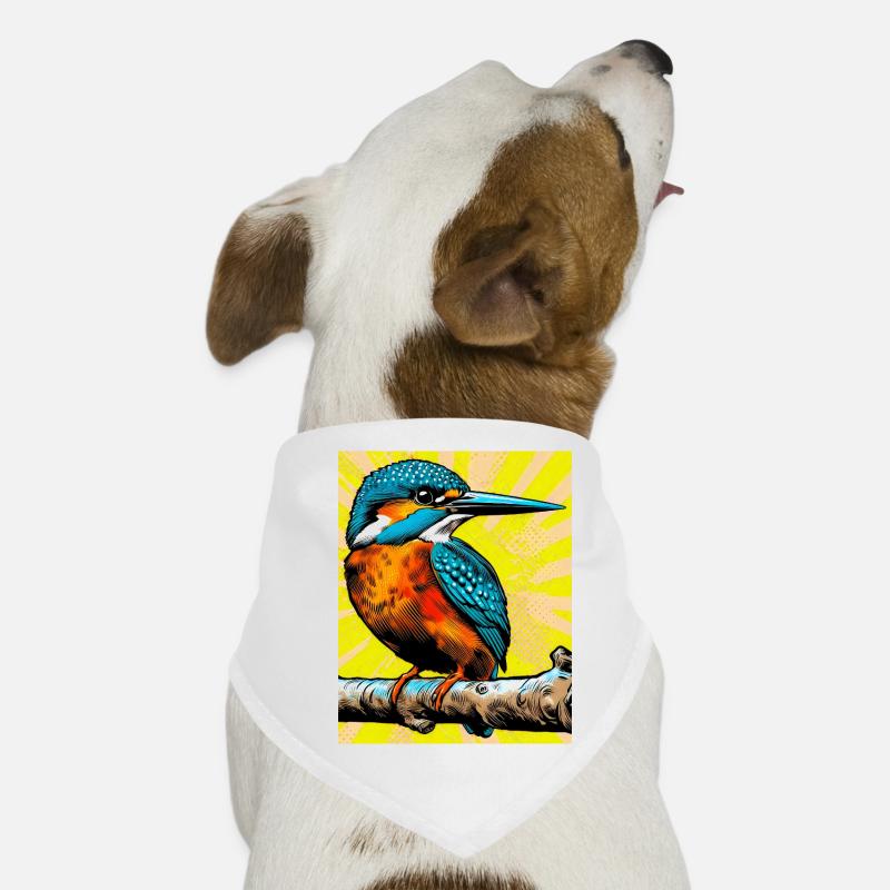 martin-pêcheur Bandana pour chien
